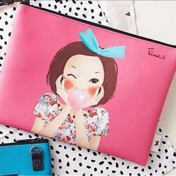 [FASCY] TINA Women’s Clutch 12x9 in Handbag NEW in Original plastic zip case. - Picture 1 of 5